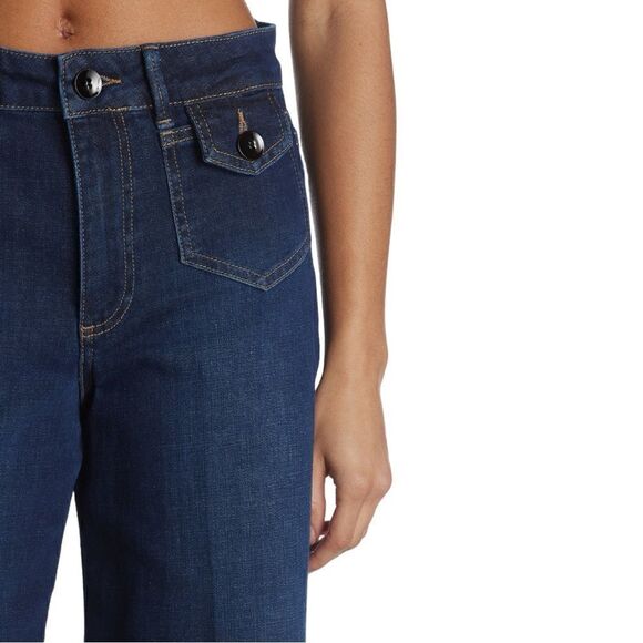 MOS MOSH Women’s Colette Birkin Jeans in the Size 31 in Dark Blue Wash - Picture 6 of 7